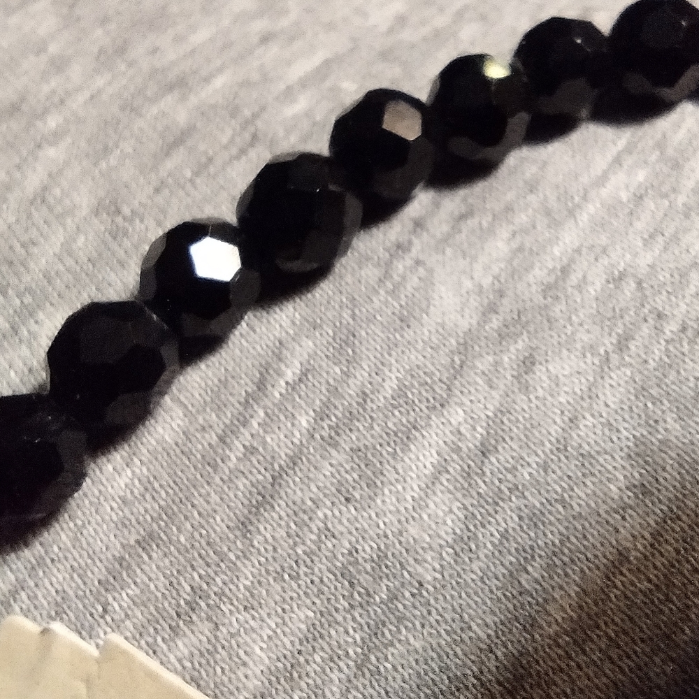 1928 brand jet bead necklace